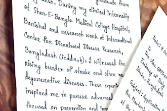 write letters, study notes and assignments