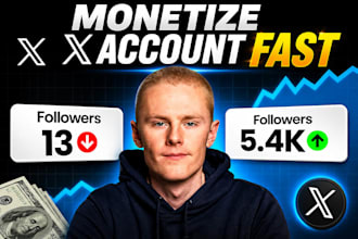 monetize your x account fast, x organic growth, twitter x monetization