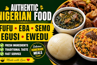 do cook delicious UK fufu eba semo pupuru,
