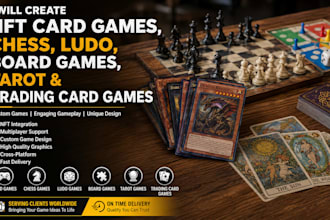 create nft card games chess game ludo board tarot trading card games
