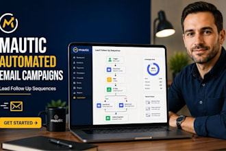 setup mautic automated email campaigns mautic lead follow up sequences