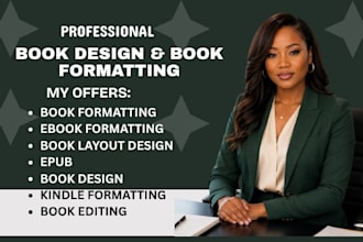 ebook formatting, book formatting for amazon KDP book design