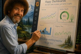 design, create and redesign professional grafana dashboards