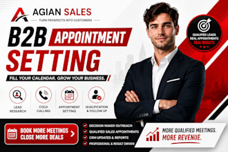 generate b2b leads and book qualified sales appointments