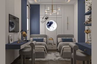 design a montessori kids room with 3d visualization