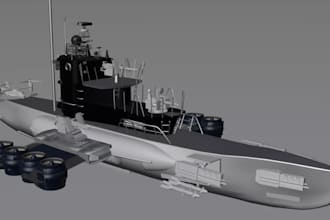 mold ship geometry,superstructure,hull desk,fighter drone,3d low poly game,boat