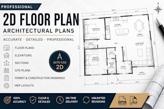 2d floor plan, architectural plans