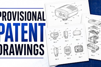 create provisional patent drawings and uspto patent illustrations