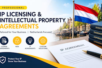 provide netherlands IP licensing law, intellectual property agreements