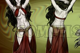 draw custom character design