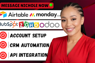 integrate hubspot odoo monday airtable salesforce slack automation and data sync