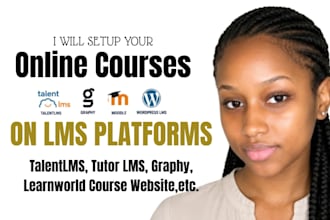 create course content on talentlms, learnworld, tutorlms, learndash and graphy