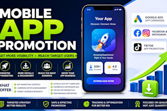 do mobile app promotion, app install app marketing app promotion