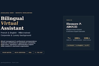your bilingual french english virtual assistant