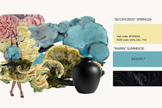 create your fashion moodboard and presentation