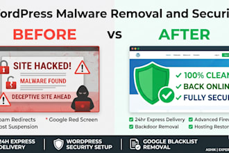 fix hacked wordpress remove malware and website security