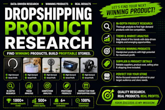 research profitable US UK eu shopify dropshipping products