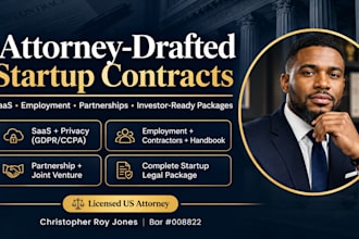 draft startup employment agreements, contractor contracts and handbooks nda