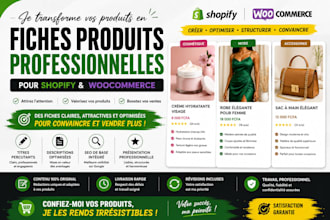 créer et optimiser vos fiches produits professionnelles