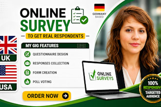 recruit 1000 targeted participants for your online survey research