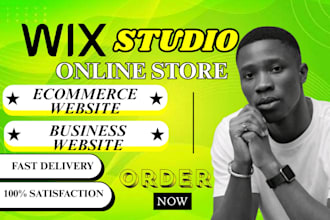 design wix studio ecommerce online store website, wix stduio ecommerce design