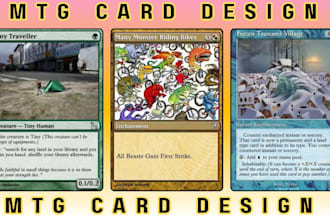 design custom mtg card mtg alter art, tcg card design magic the gathering card