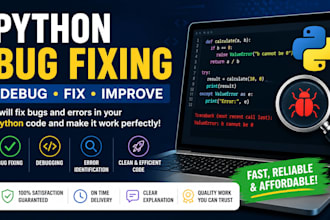 fix your python coding bugs