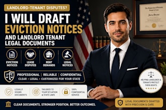 draft eviction notices and landlord tenant legal documents