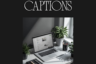 write social media captions