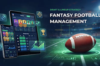 draft and manage a great fantasy football team