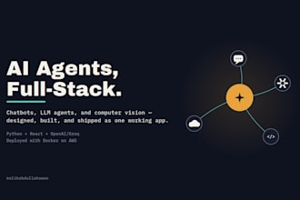 build ai powered web apps with llm chatbots and agents