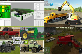 make custom for farming simulator 19 22 25 mods pallets and scripts