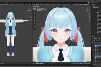 create, fix and pro rig vrchat model, mmd, warudo, koikatsu, vroid, vrchat, vrm