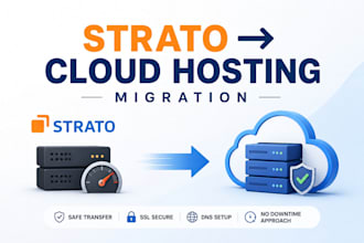migrate strato website to cloud hosting migrate dns move cloud transfer server