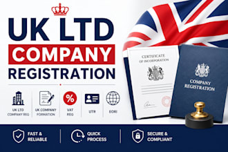 do uk ltd company registration, uk company formation, vat registratio, utr, eori