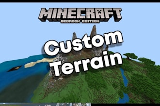 make, build minecraft custom terrain maps