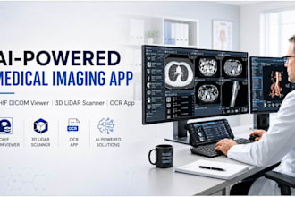 build ai powered medical imaging app, ohif dicom viewer 3d lidar scanner ocr app