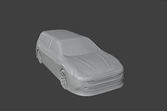do 3d car modeling