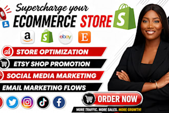 promote shopify store to boost shopify sales, etsy promotion for etsy sales