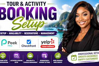 setup and optimize peek pro checkfront and yelp reservations for your business