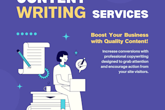 write SEO friendly blog posts and articles for your website