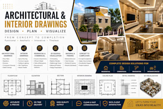 create architectural and interior drawings