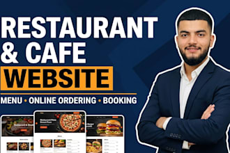 build restaurant, cafe or bakery website with menu and online ordering