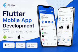 develop a flutter mobile app