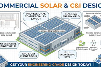 do commercial solar design commercial pv design and commercial solar layout