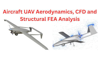 do aircraft uav aerodynamics, cfd and structural fea analysis