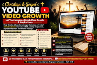 do christian, gospel youtube video promotion