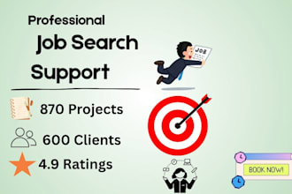provide professional job search and job application support