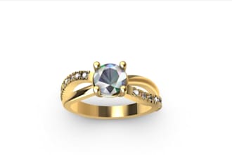 3d jewelry designer rings and cad design in stl, 3dm