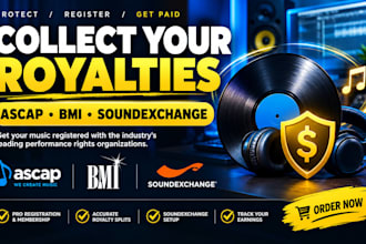 register your music catalog with ascap bmi soundexchange